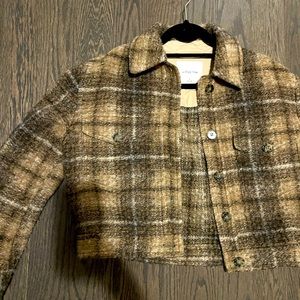 Brand new aritzia wool shacket (the ganna cropped shirt jacket)